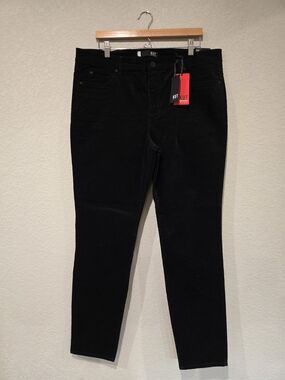 Kut from the Kloth Black Stretch Corduroy Skinny Jeans